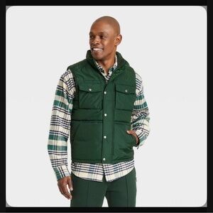 Goodfellow & Co Forest Green Puffer Vest